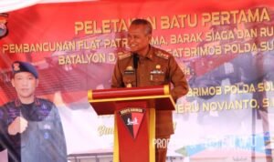 Basmin-Hadiri-Peletakan-Batu-Pertama-Pembangunan-Mako-Batalyon-D-Pelopor