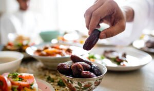 Middle Eastern Suhoor or Iftar meal
