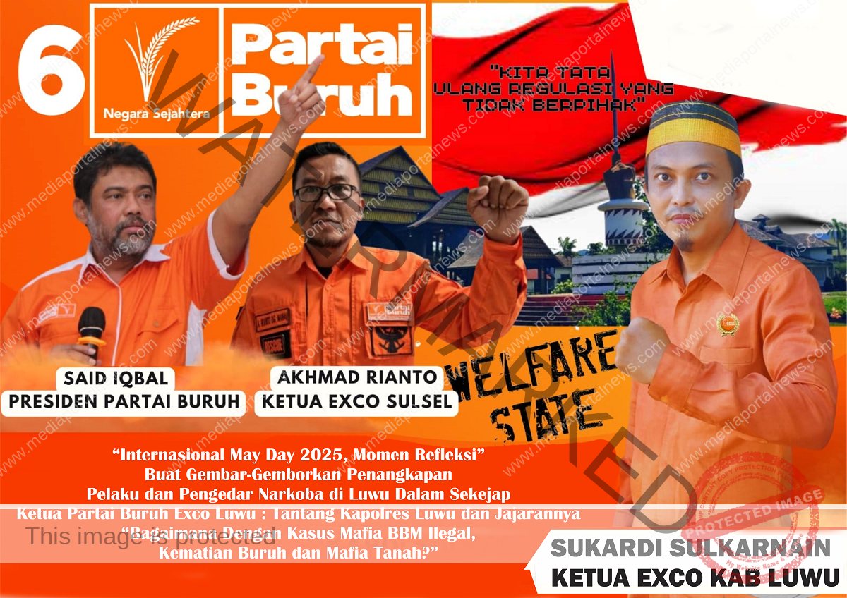 Koar-koar Dalam Menumpas Peredaran Narkoba, Sukardi Sulkarnain : Tantang Kapolres Luwu Ungkap Kasus Mafia Tanah, BBM Ilegal dan Kasus Kematian Buruh