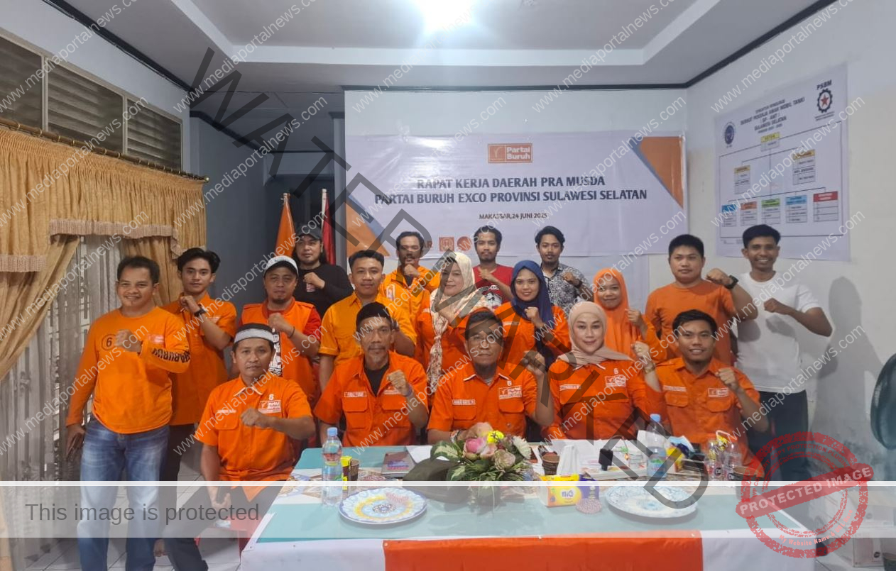 Partai Buruh Sulsel Gelar Rapat Kerja Daerah, Konsolidasi Menuju Kemenangan Buruh