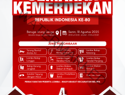 Semarakkan HUT RI KE-80, Warga Kabupaten Luwu Gelar Lomba Rakyat