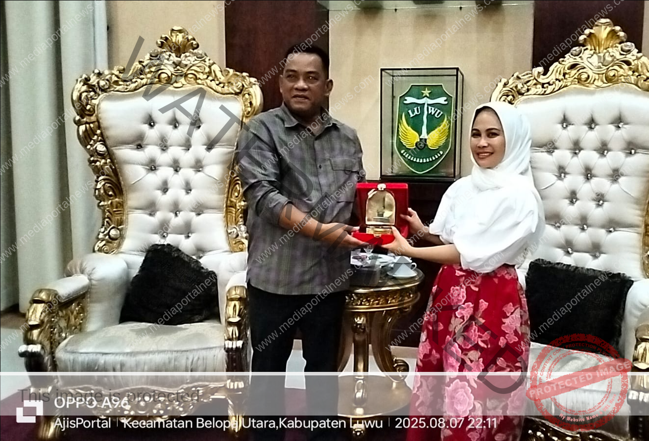 Usai Dilantik, Walikota Palopo Naili Trisal Lakukan Kunjungan Silaturahmi di Kabupaten Luwu