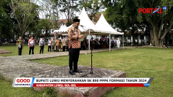 Bupati Luwu Menyerahkan 890 SK PPPK Formasi Tahun 2024