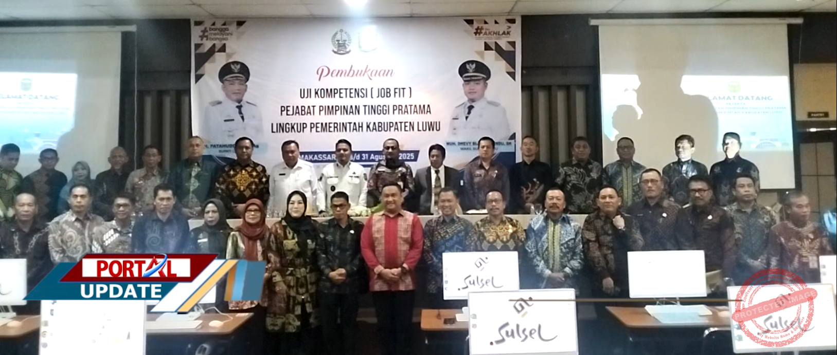 Wakil Bupati Luwu Buka Uji Kompetensi (JOB FIT) di Makassar