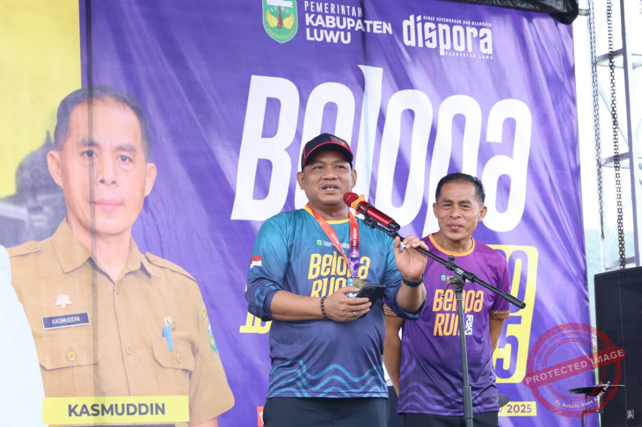 Bupati Luwu Secara Resmi Melepas 1.500 Pelari Dalam Ajang Belopa Run 2025
