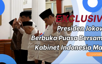 Exclusive, Presiden Jokowi Berbuka Puasa Bersama Kabinet Indonesia Maju di Istana Negara